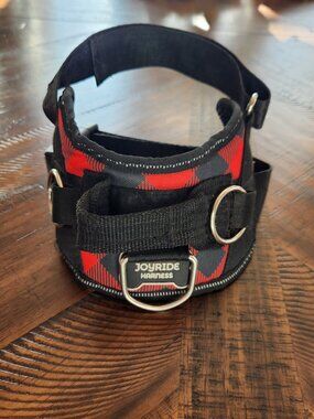 Joyride Dog Harness | Red and Black Plaid | Small, 10-19 lbs